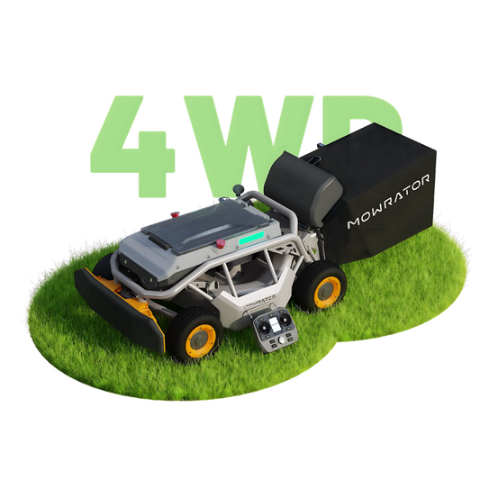 Mowrator S1 Remote Control Lawn Mower 4WD